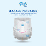 Wetty Baby Soft Airthru Baby Diapers Pants M50/L44/XL38/XXL32 (1 bag) Ultra light , 12H Dryness