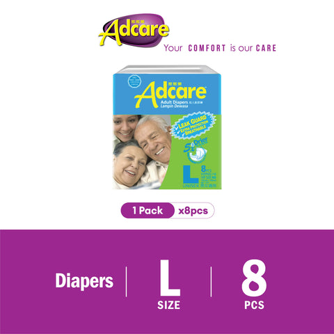 Pampers Pakai Pakai Dewasa Adcare (M 10/ L 8 / XL 6) 1Beg