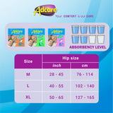 Pampers Pakai Pakai Dewasa Adcare (M 10/ L 8 / XL 6) 1Beg