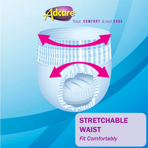Pampers Jenis Seluar Pakai Dewasa Adcare (M 10/ L 8 / XL 6) 1Beg