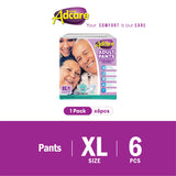 Pampers Jenis Seluar Pakai Dewasa Adcare (M 10/ L 8 / XL 6) 1Beg