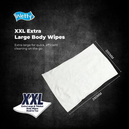 Wetty Sport Fragrance Free Menthol Cooling Feel Wipes Wet Tissue Tisu Basah (20's x 10 packs)