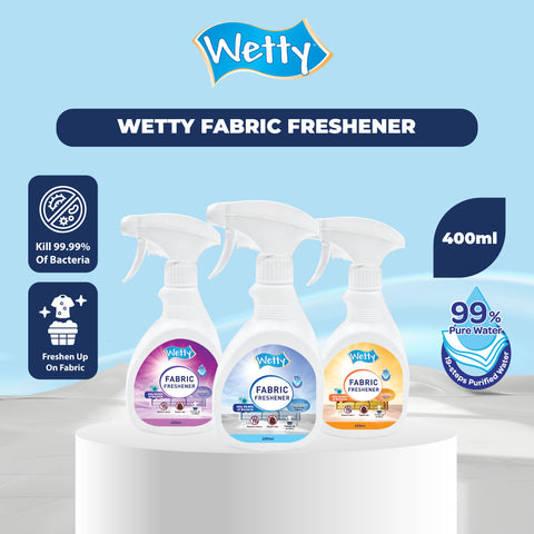 Wetty Fabric Freshener (400ml) (Twilight/Sunset/Morning Dew)
