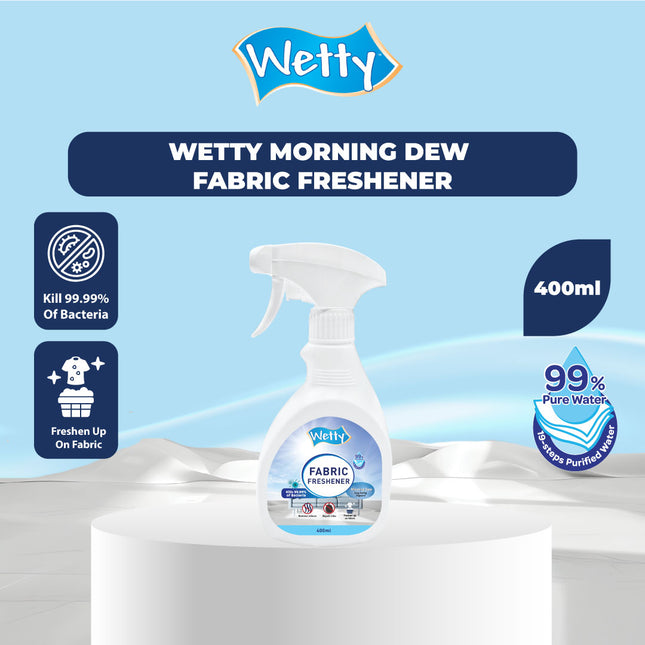 Wetty Fabric Freshener (400ml) (Twilight/Sunset/Morning Dew)