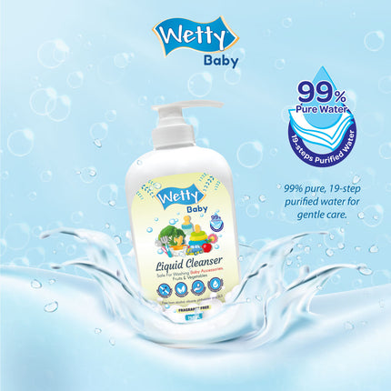 Wetty Baby Liquid Cleanser (750ml) [Carton 6pcs]