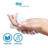 [Promo] Wetty Extra Thick Fragrance-Free Wet Tissue - Rose/Lavender (30's) [Buy 2 Free 4]