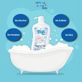 [COMBO] Wetty Baby Triple Pro Vitamin Baby Lotion (90ml) + Head To Toe Baby Wash (750ml) + Liquid Cleanser (750ml)