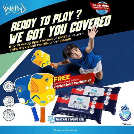 [NOT FOR SALE] Wetty Limited Edition Pickleball Paddle T300 Carbon Fiber