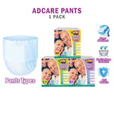 Pampers Jenis Seluar Pakai Dewasa Adcare (M 10/ L 8 / XL 6) 1Beg